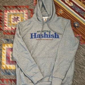FLASH SALE!!GZ1 Whatever Forever All Natural Hashish pullover hoodie